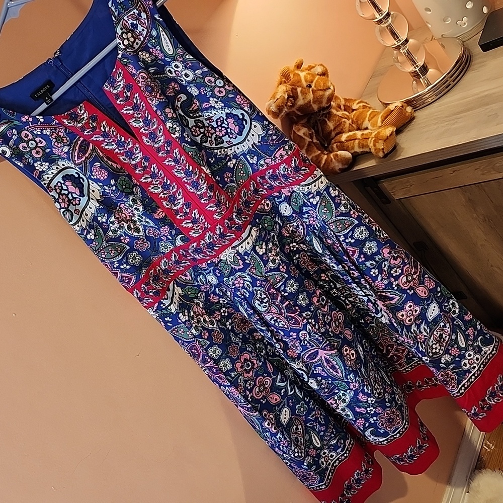 Talbots Colorful Floral Dress